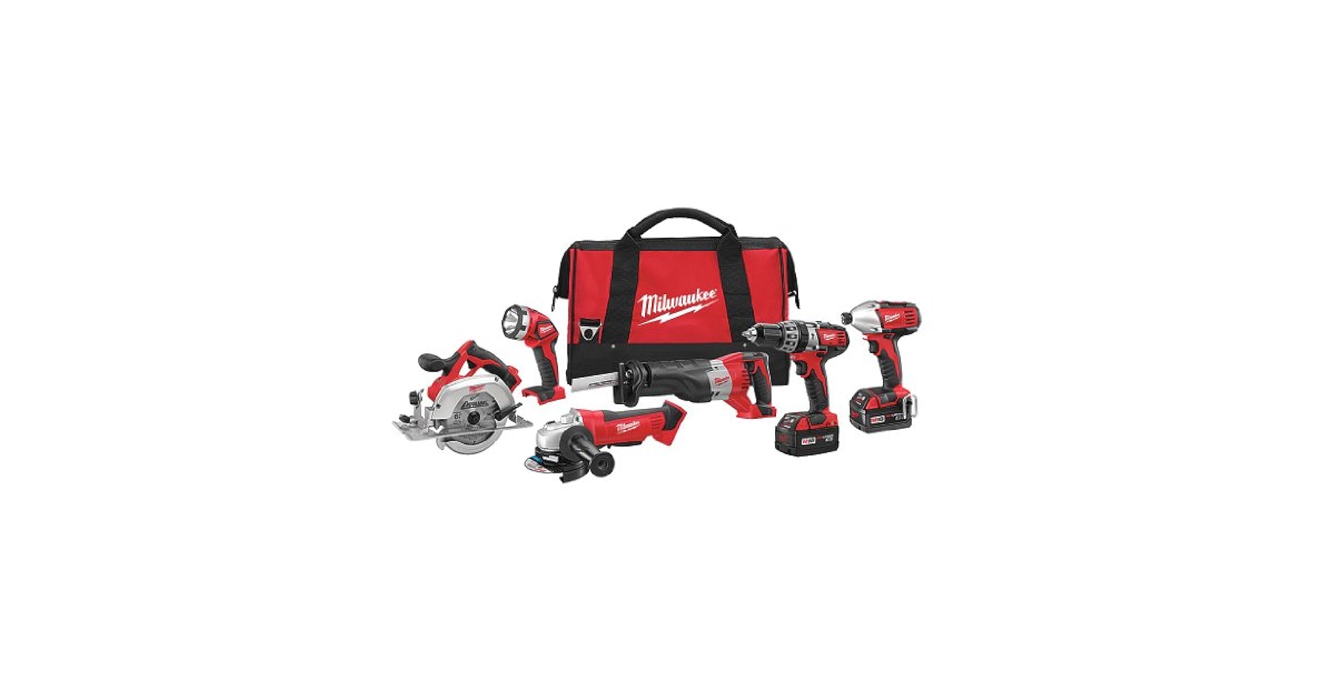 S−717 Milwaukee 2696-26 M18 Cordless LITHIUM-ION 6-Tool Combo Kit